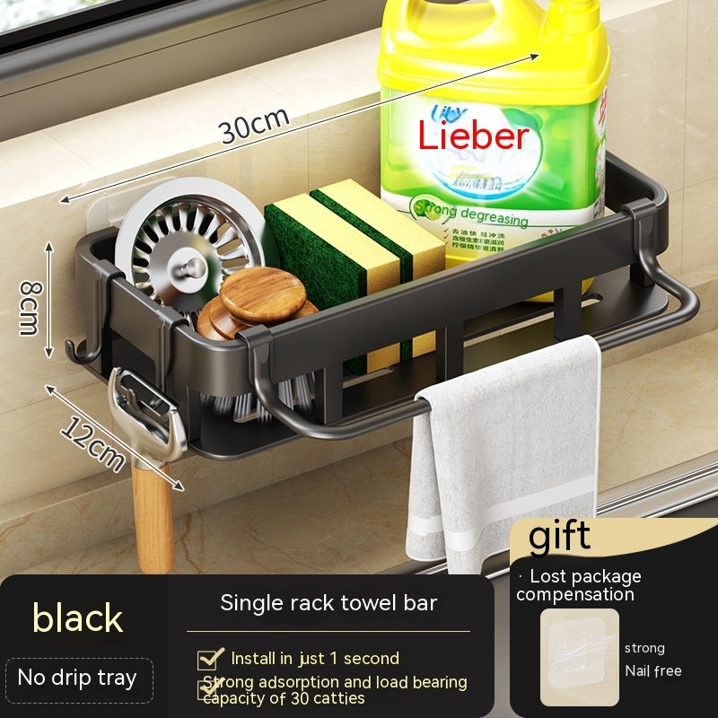 Kitchen Storage Punch-free Wall-mounted Shelves