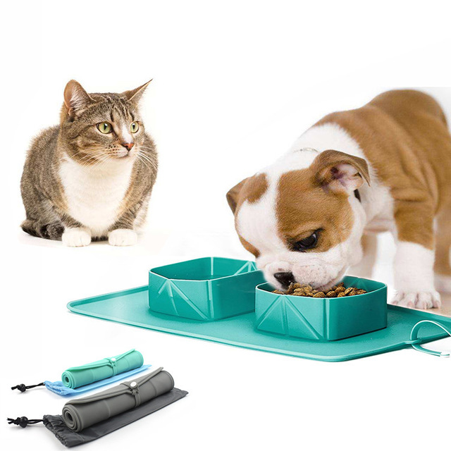 Pet Silicone Folding Pet Bowl