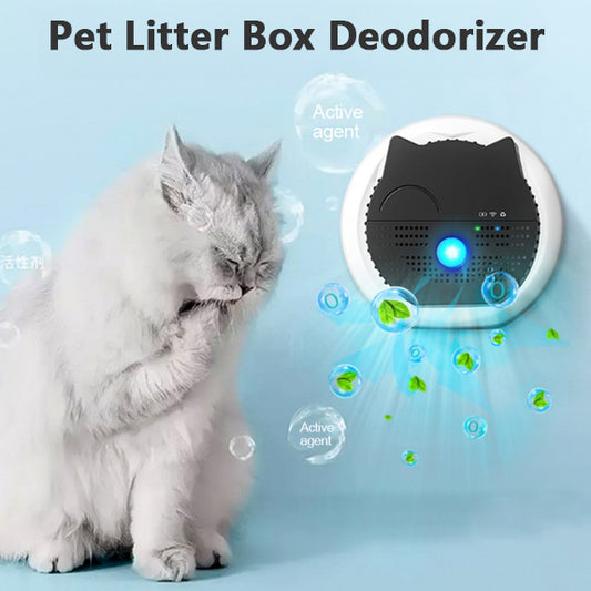 Pet Deodorant Cat Urine Litter Box Air Purifier For Cat Toilet Pet Odor Eliminator Sterilization Ozone Air Cleaner Pets Deodorization