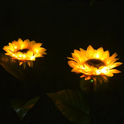 LED Solar Sunflower Lamps Solar Light Decorative Lights