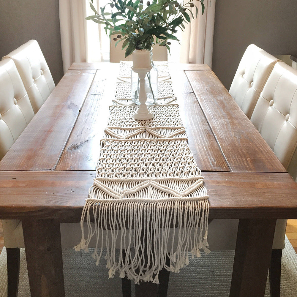 Nordic Decorative Hand Woven Table Carpet