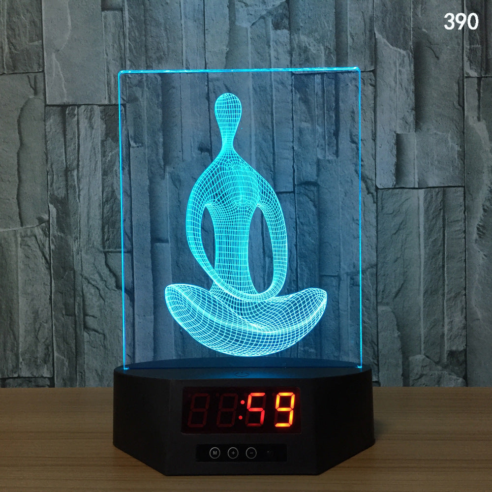 Explosion electronic products glowing dolphin 3d night light creative gift led wireless charging table lamp