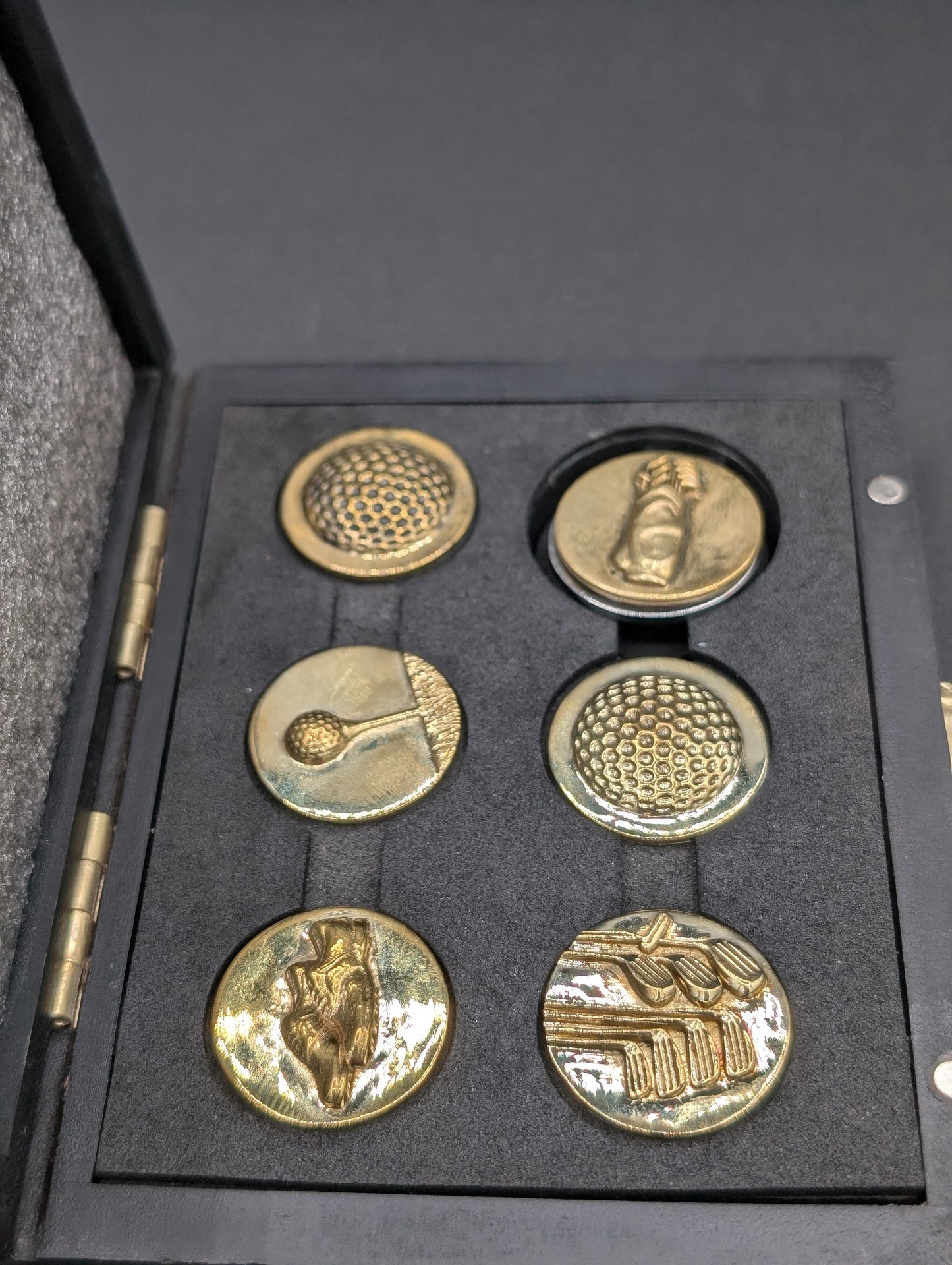 Hand crafted Golf Marker set of 6