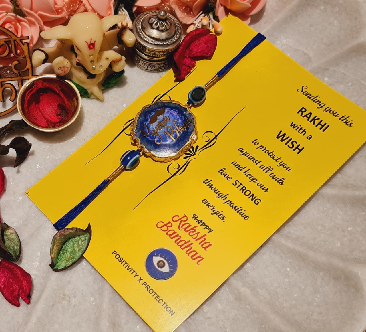 Agate Rakhi (Bracelet) for Raksha Bandhan