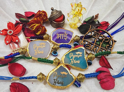 Agate Rakhi (Bracelet) for Raksha Bandhan