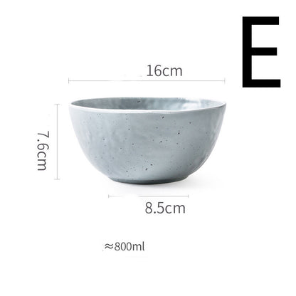 Plates Household Matte Tableware Eating Bowls