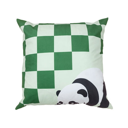 Sofa Living Room Small Throw Plush Cartoon Panda Pillow Case