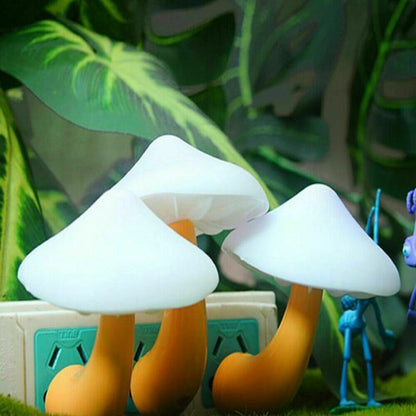 Mushroom-shaped LED Lights With Automatic Sensors, Indoor Decoration Lamps